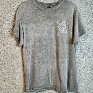 Breaking Benjamin Concert T Shirt Gray Size Medium Double Sided Graphic Nu Metal